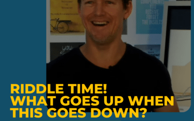 Riddle Time! What Goes Up When This Goes Down?